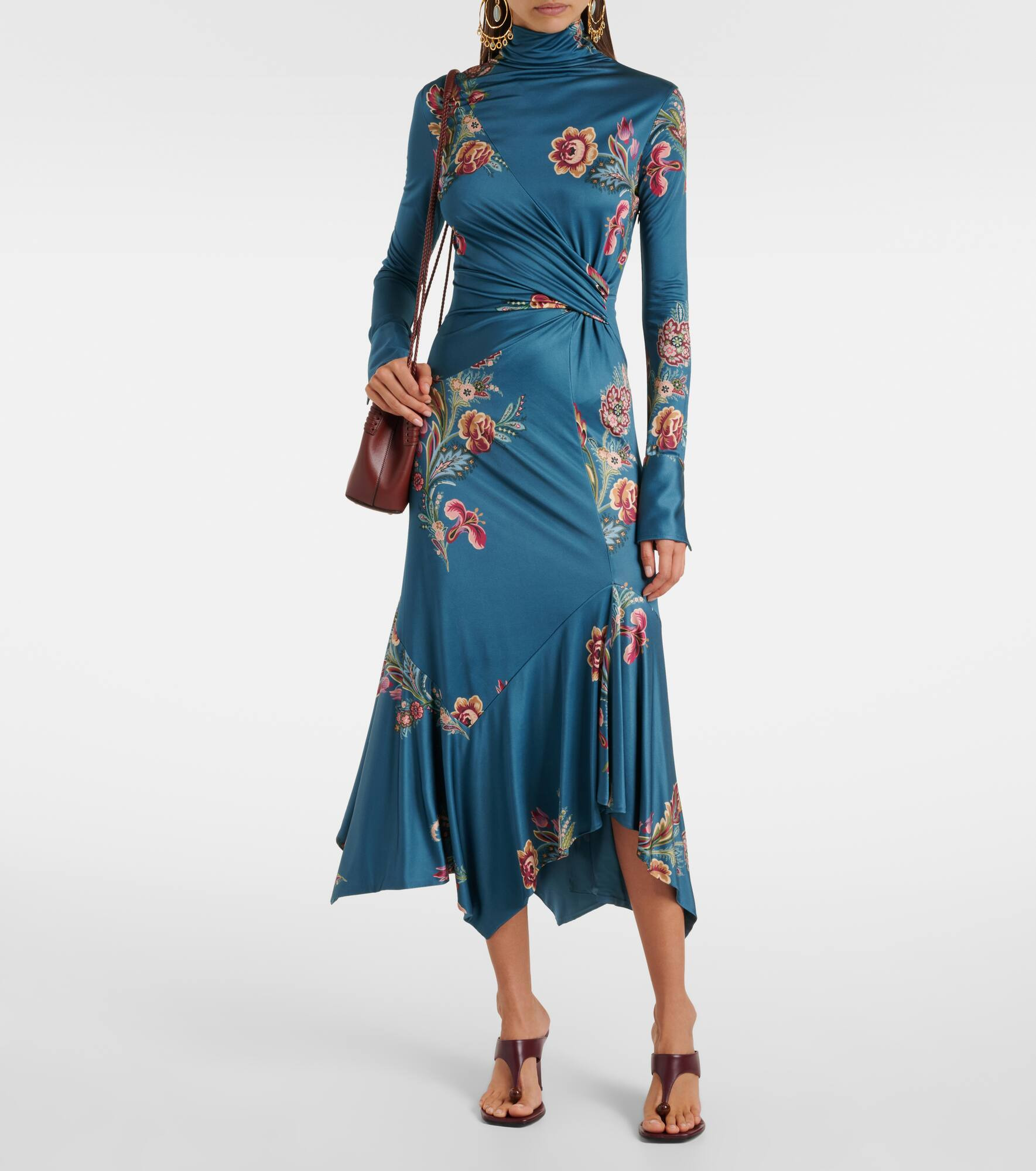 Printed midi dress - 2