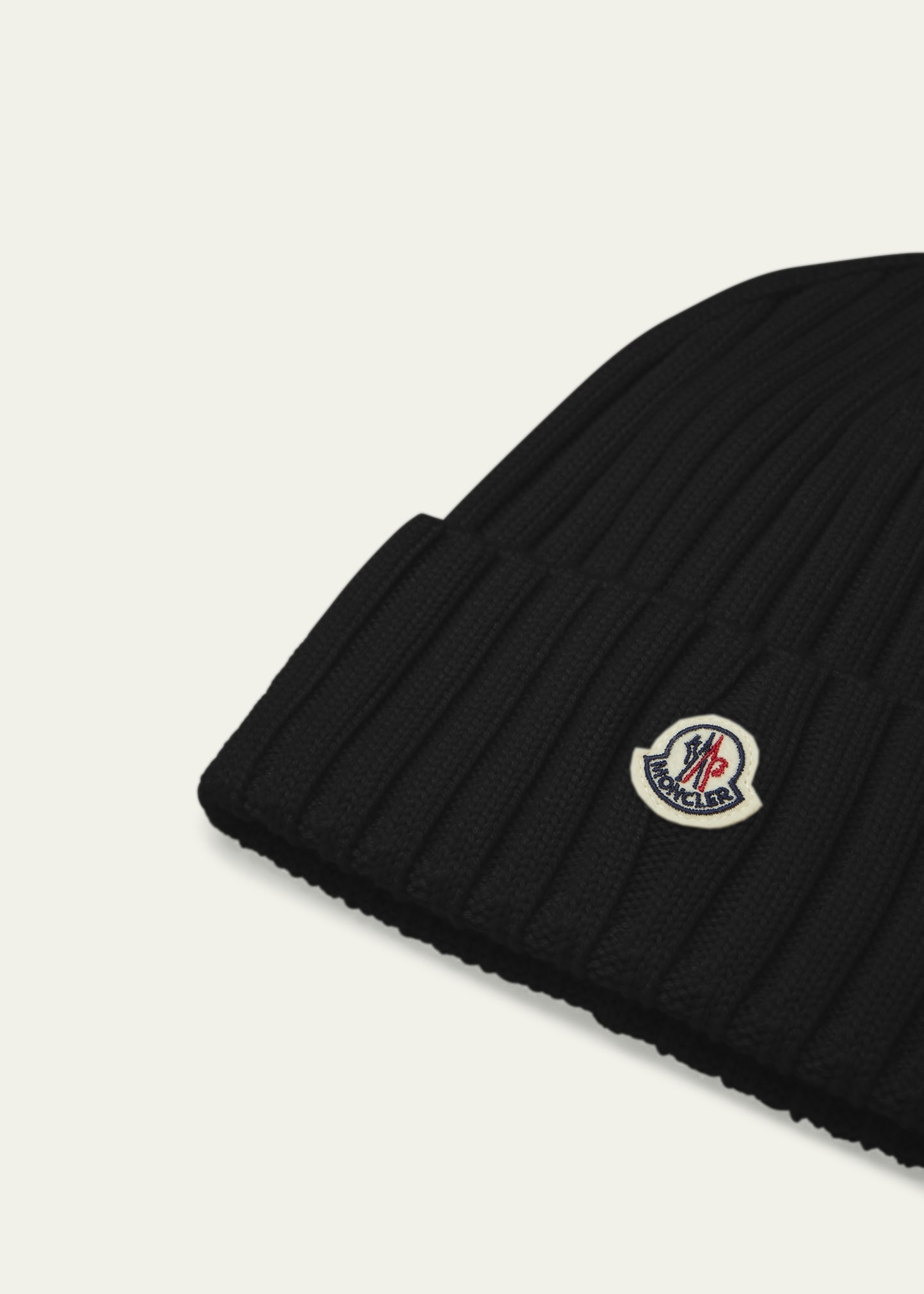 Ribbed Wool Logo Beanie - 2