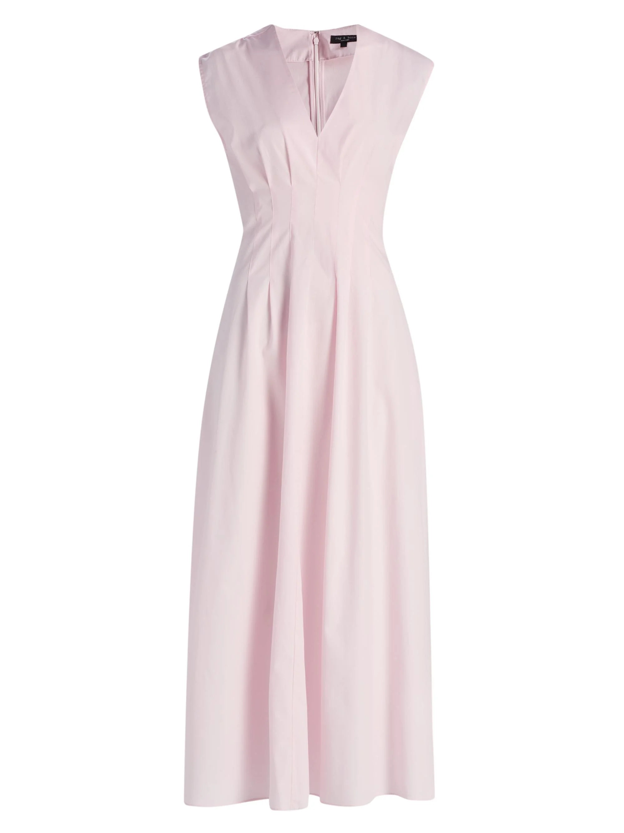 Women's Ines Cotton Poplin A-Line Maxi Dress - Peony - 1