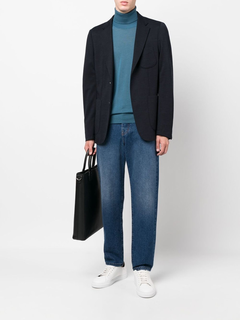 EMPORIO ARMANI roll neck knitted jumper outlook