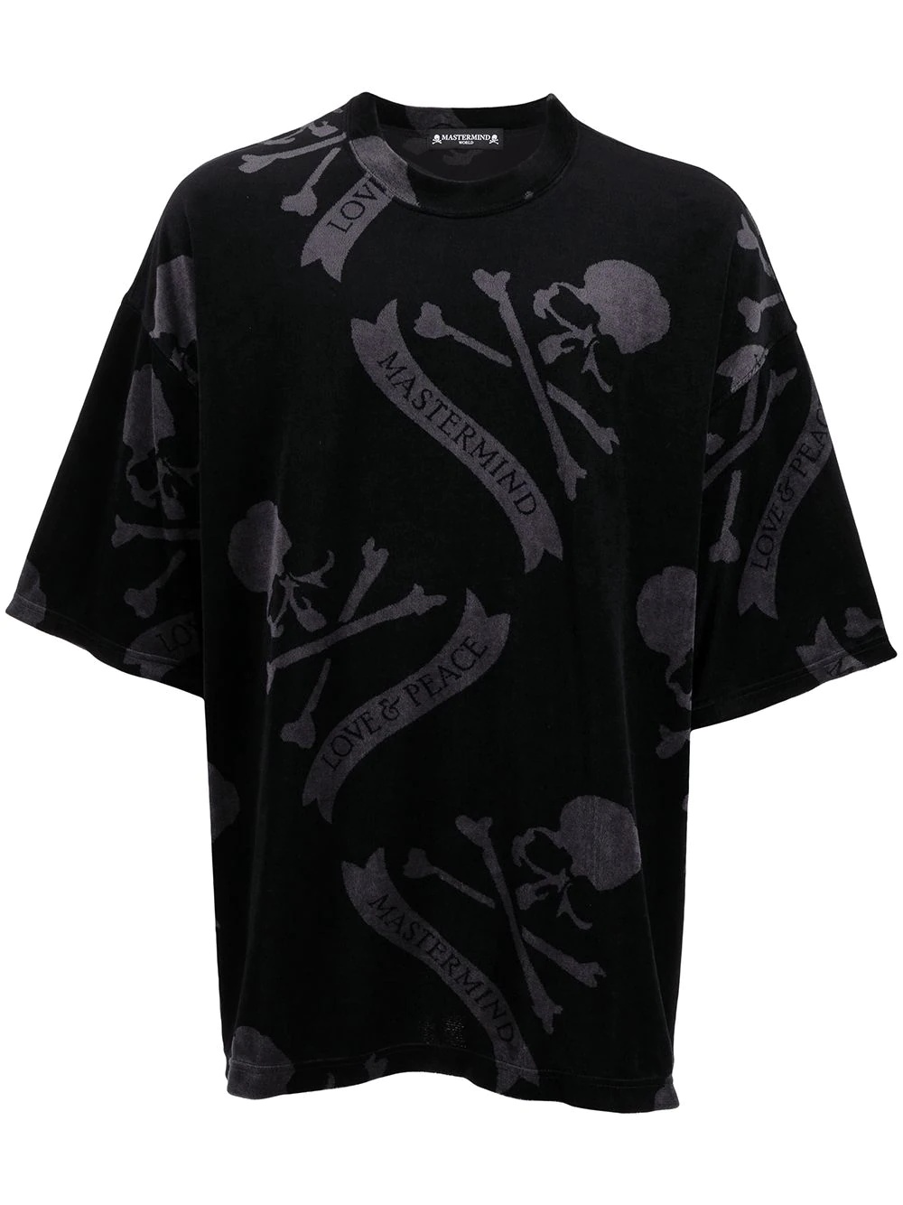 skull-print T-shirt - 1