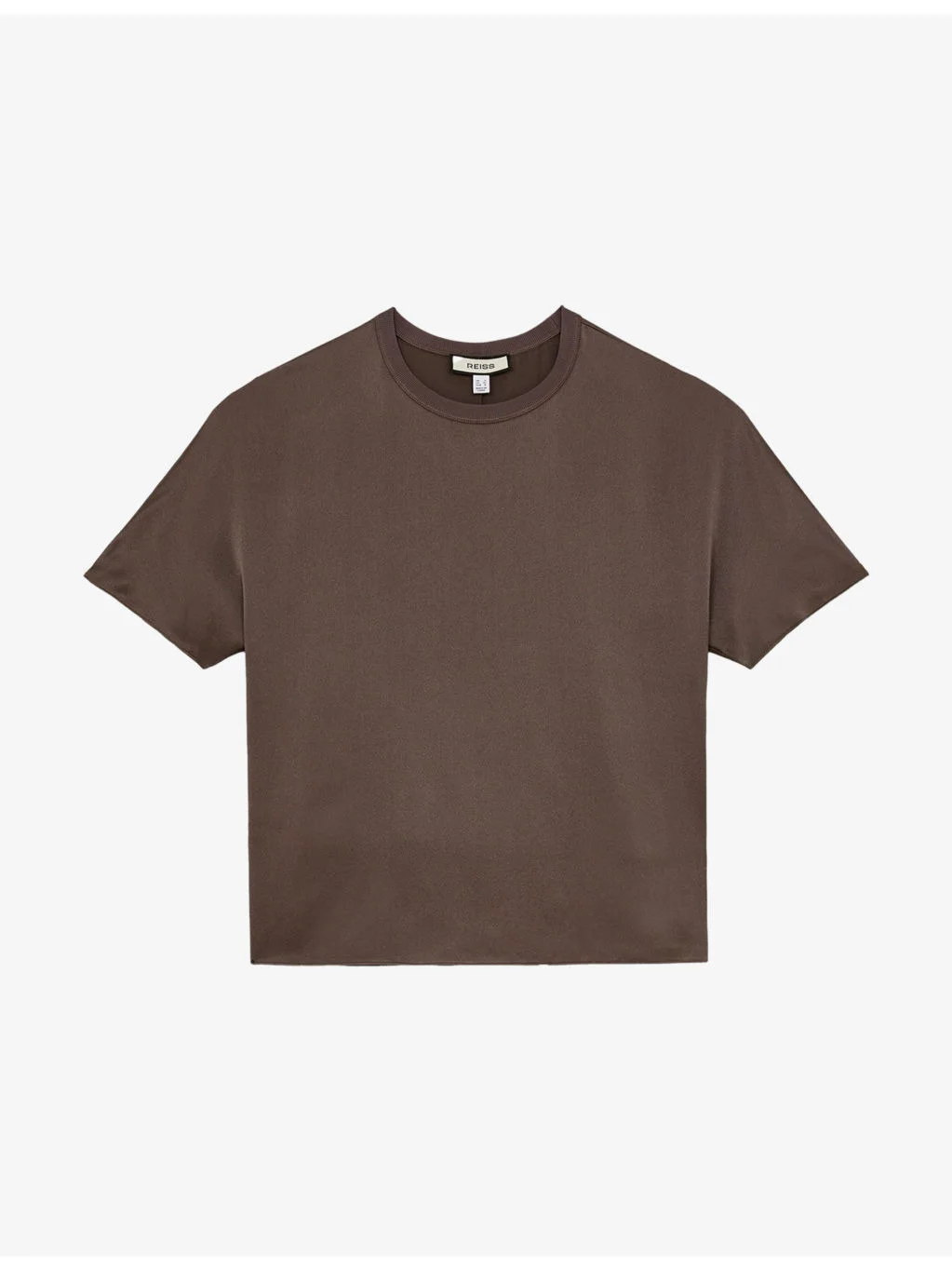 Lena Short-Sleeve Silk Top - 1