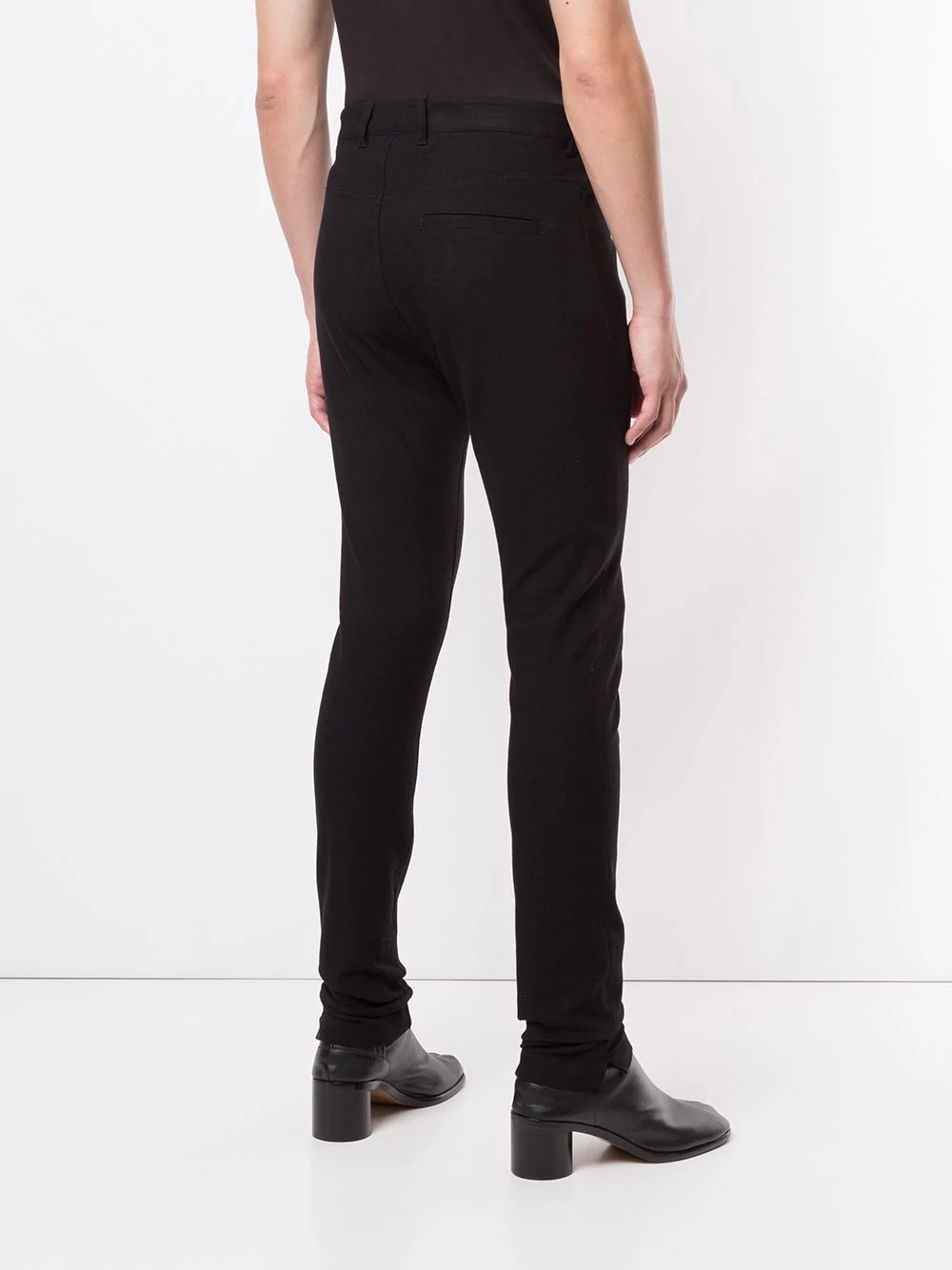 high-waisted skinny trousers - 4