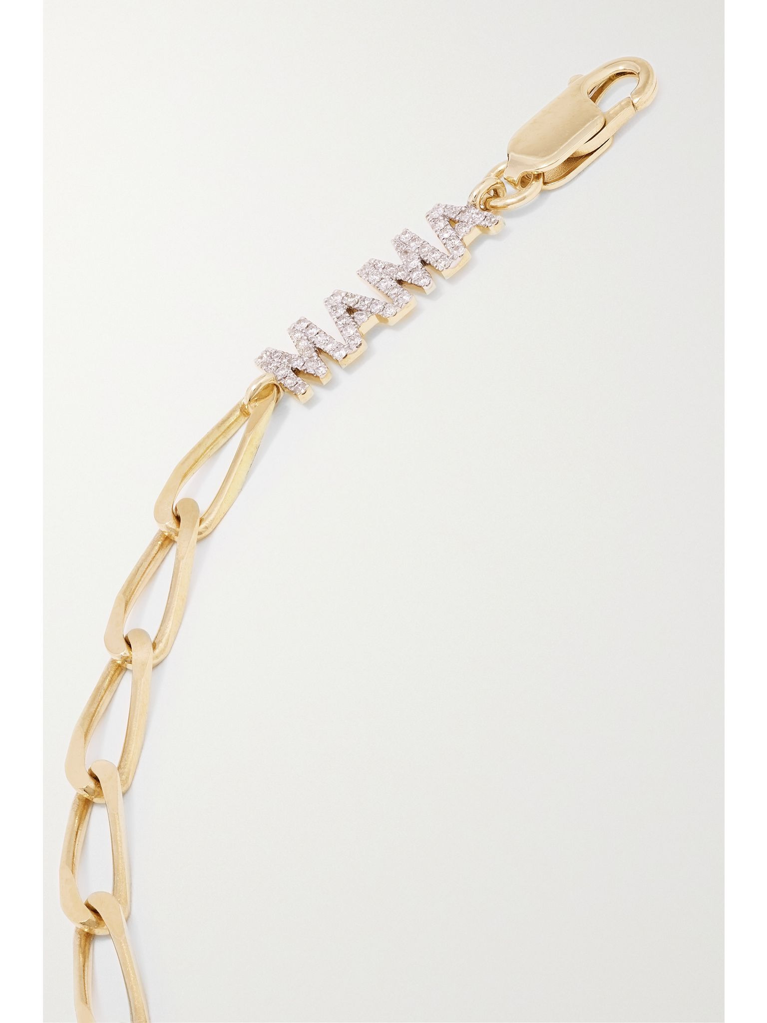 Mama 9- and 18-karat gold diamond bracelet Gold - 4