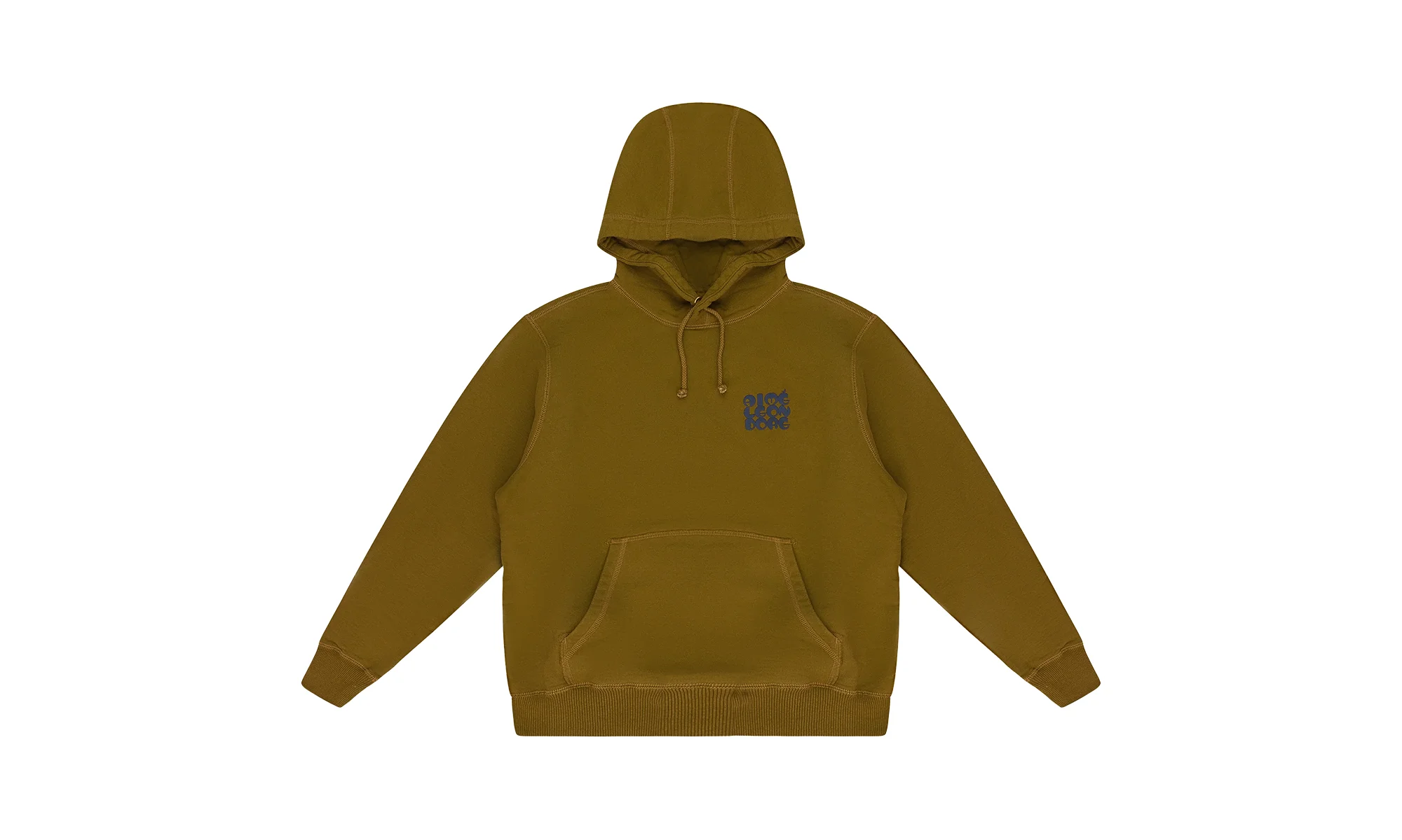 STACKED LOGO HOODIE "Brown" - 1