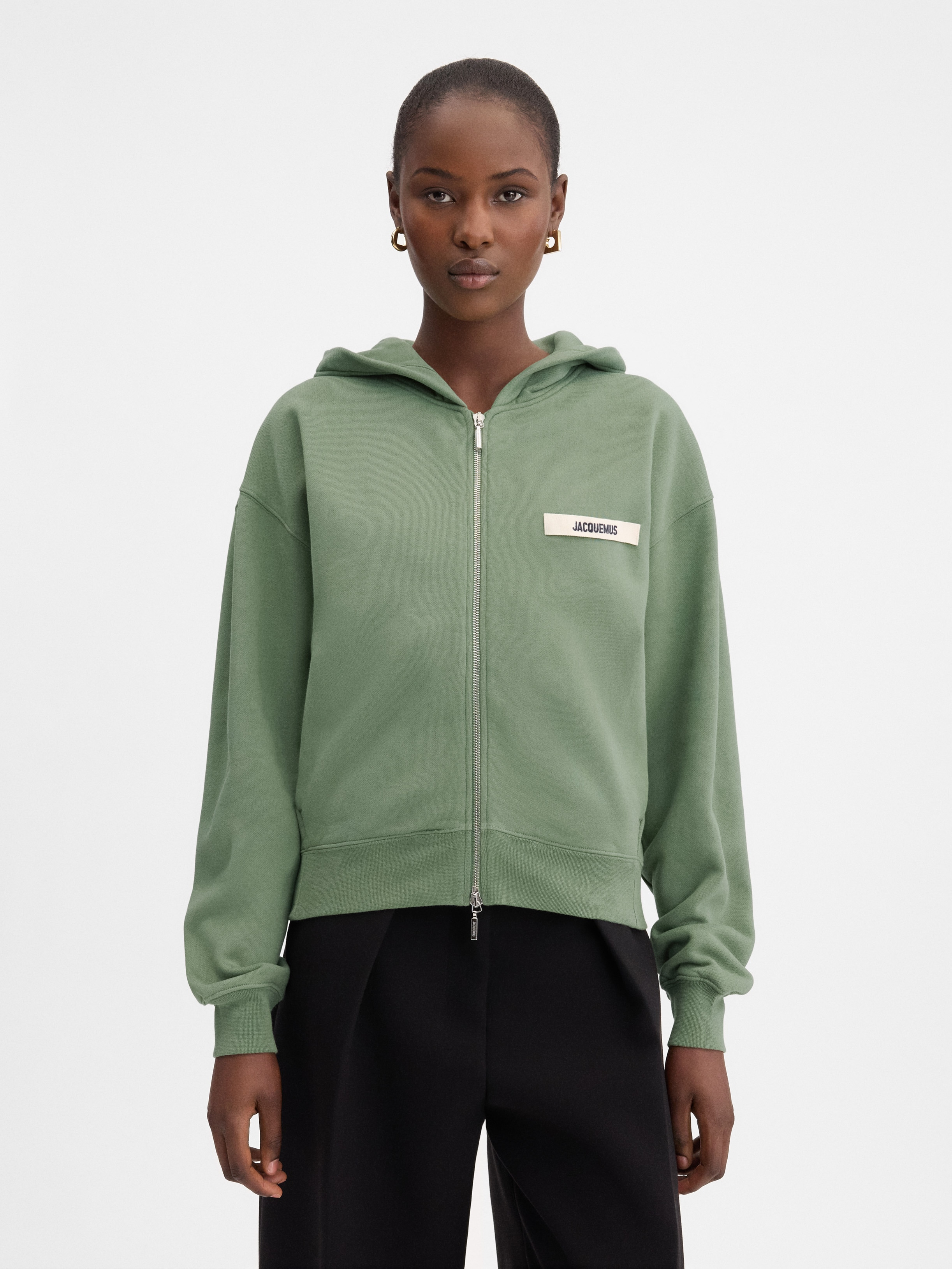 The Gros Grain zipped hoodie - 5