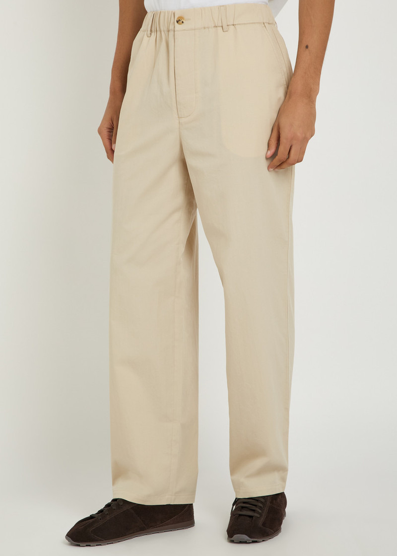 FRAME Frame Straight-leg Cotton Trousers outlook