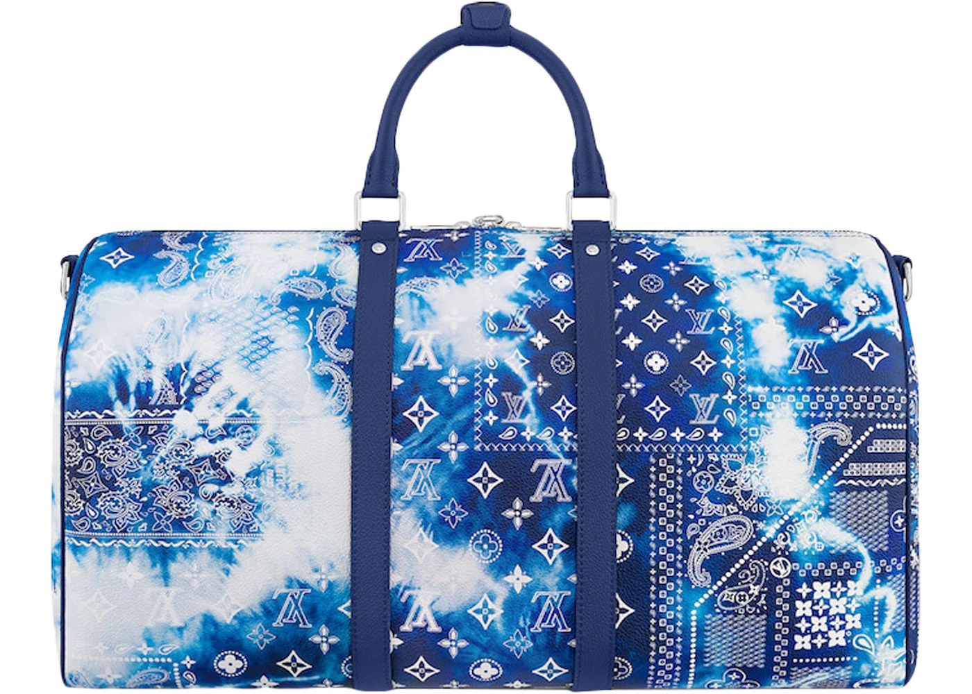 Louis Vuitton Keepall 50B Monogram Bandana Bleached Blue - 2