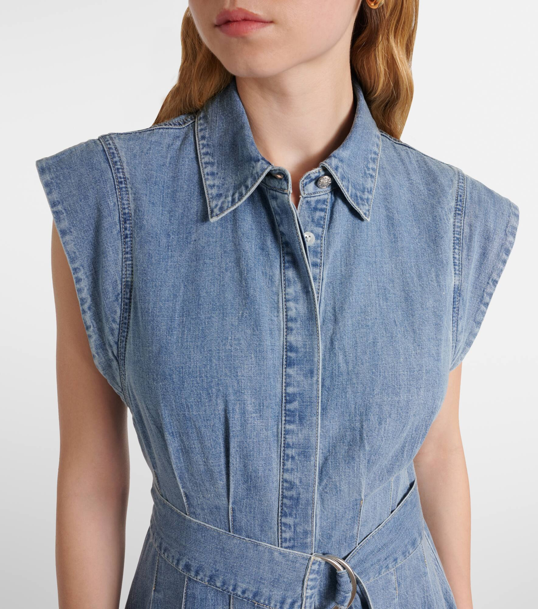 Fuller denim midi dress - 4