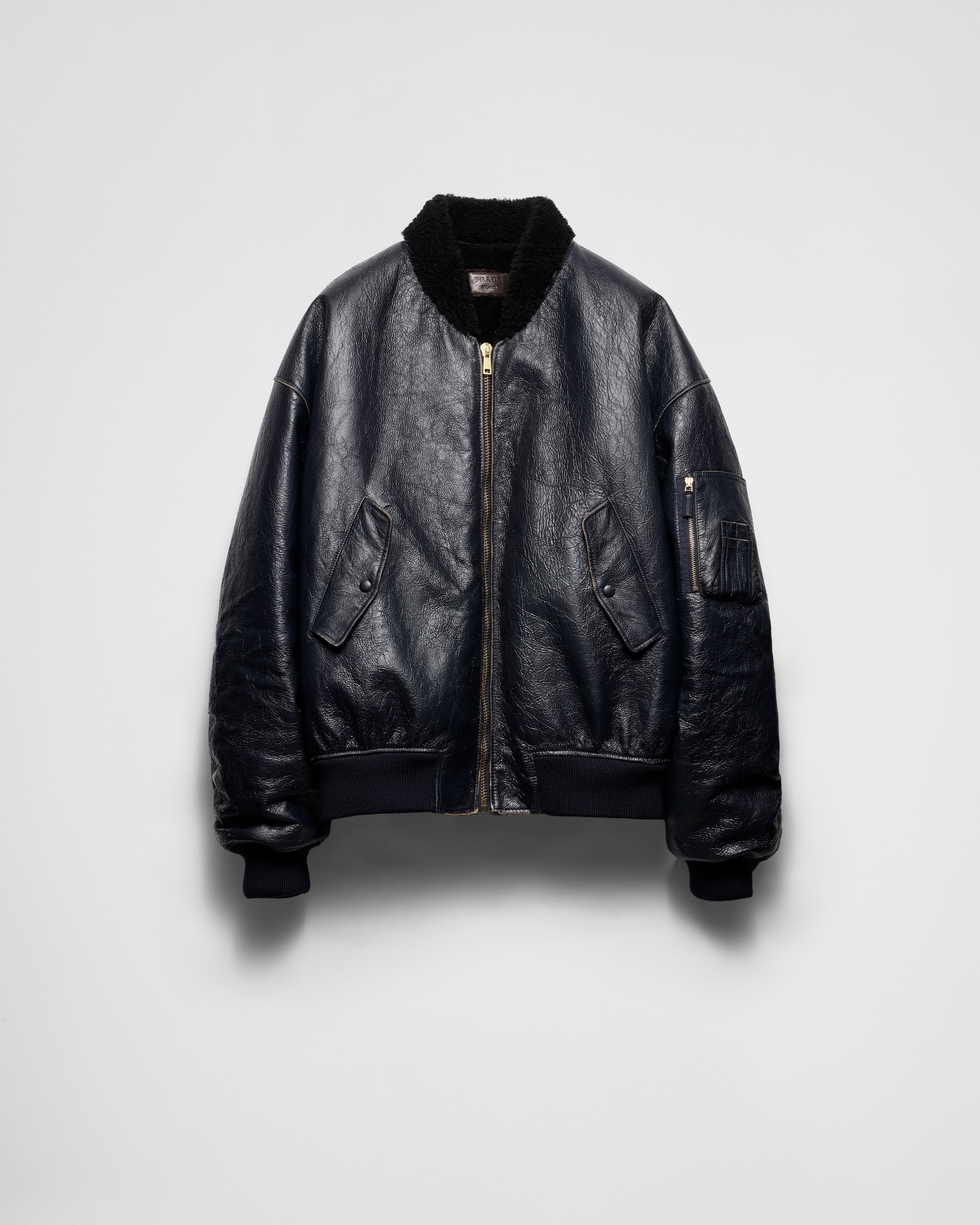 関税・送料込 PRADA Oversized nappa leather bomber ジャケット 関税・送料込 PRADA Oversized nappa leather bomber ジャケット