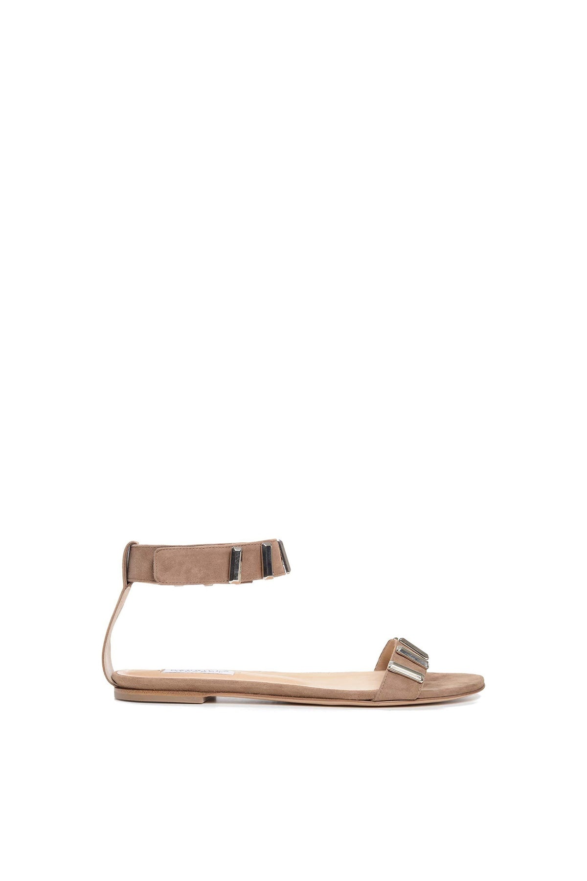 Lana Hardware Flat Sandal Suede - 1