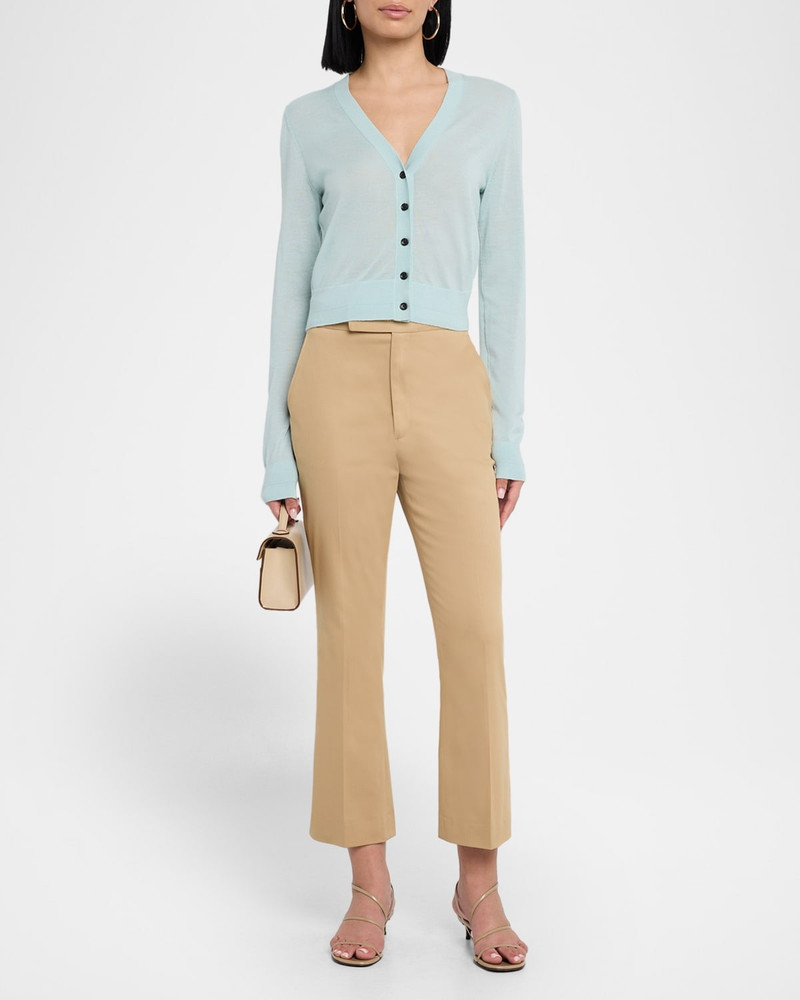 MARIA McMANUS V-Neck Shrunken Cashmere Cardigan outlook