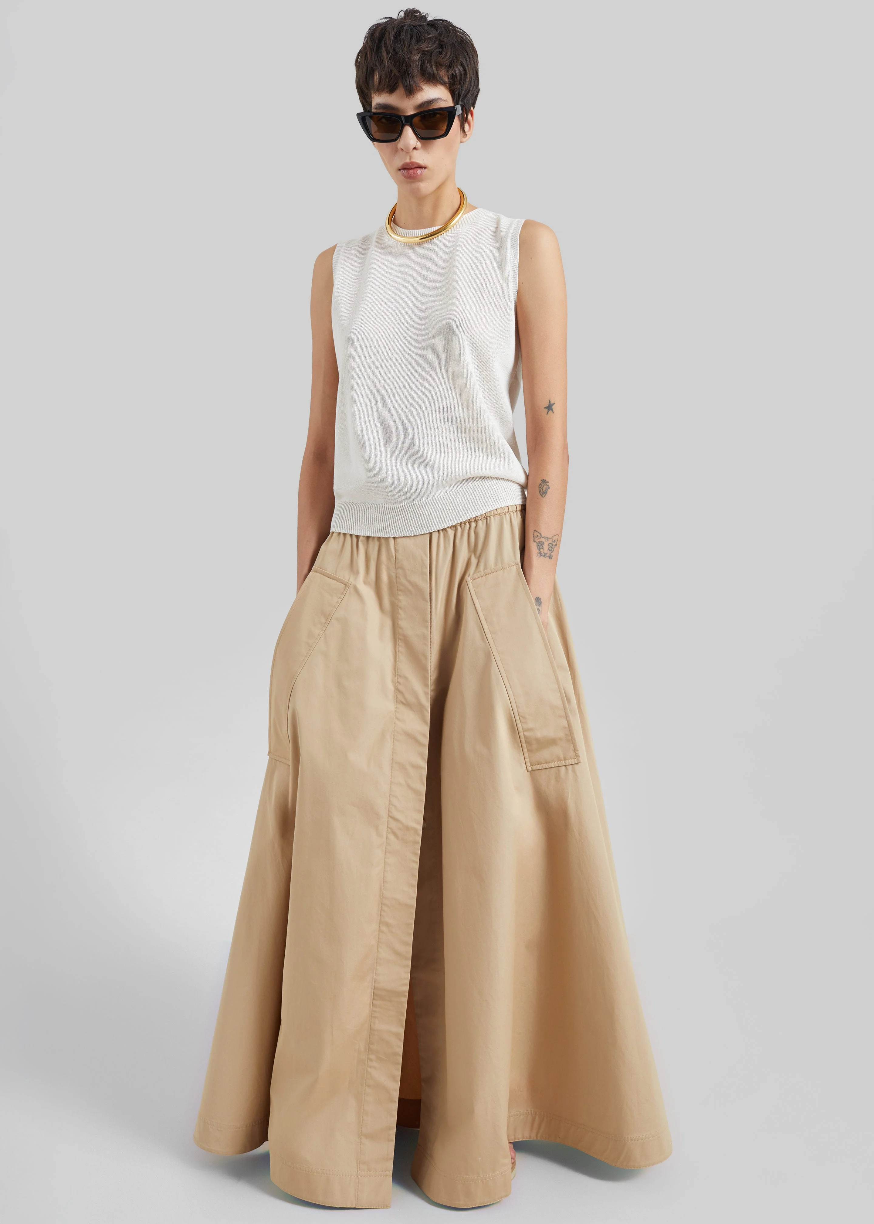 CO Parachute Skirt - Camel - 1