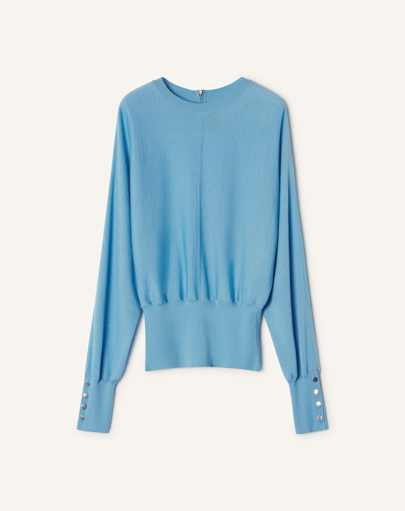 FITTED-WAIST MERINO WOOL SWEATER 1