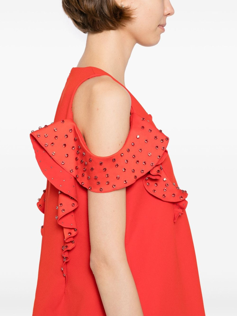 ruffle-sleeves mini dress 5