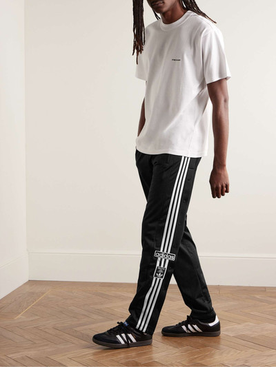 adidas Originals Adibreak Straight-Leg Logo-Appliquéd Striped Tech-Jersey Track Pants outlook