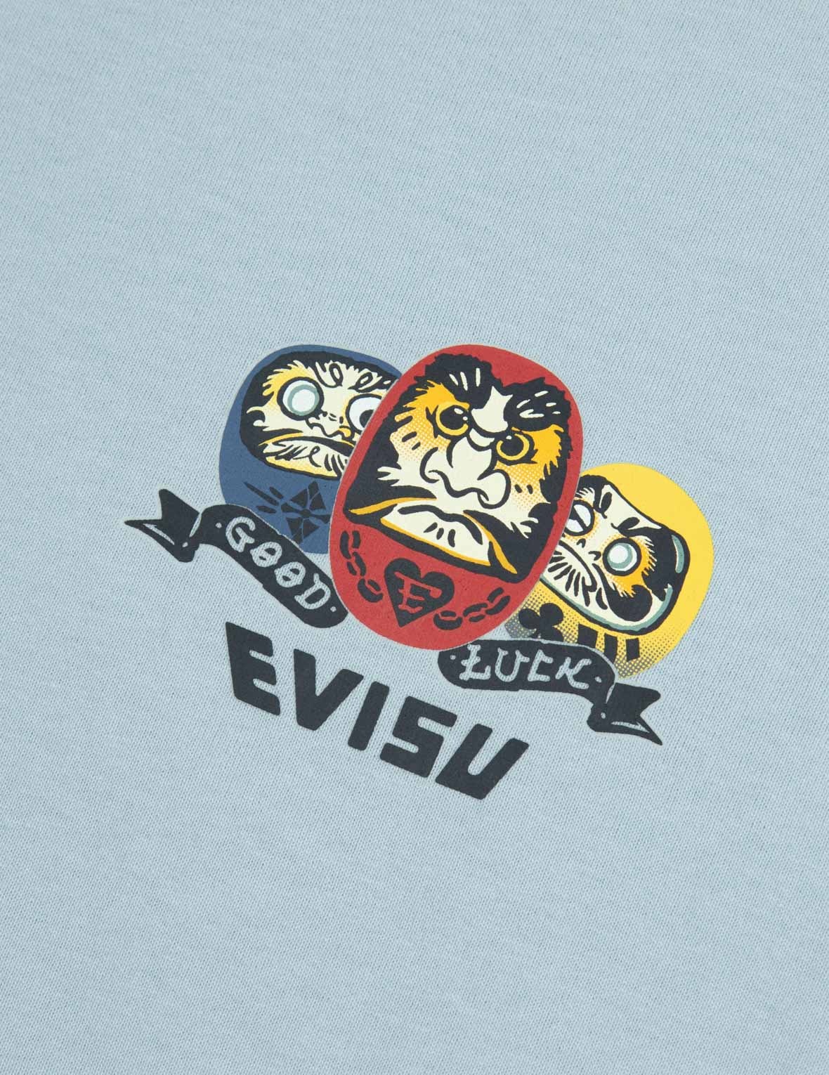 PLAYFUL DARUMA PRINT REGULAR FIT T-SHIRT - 8