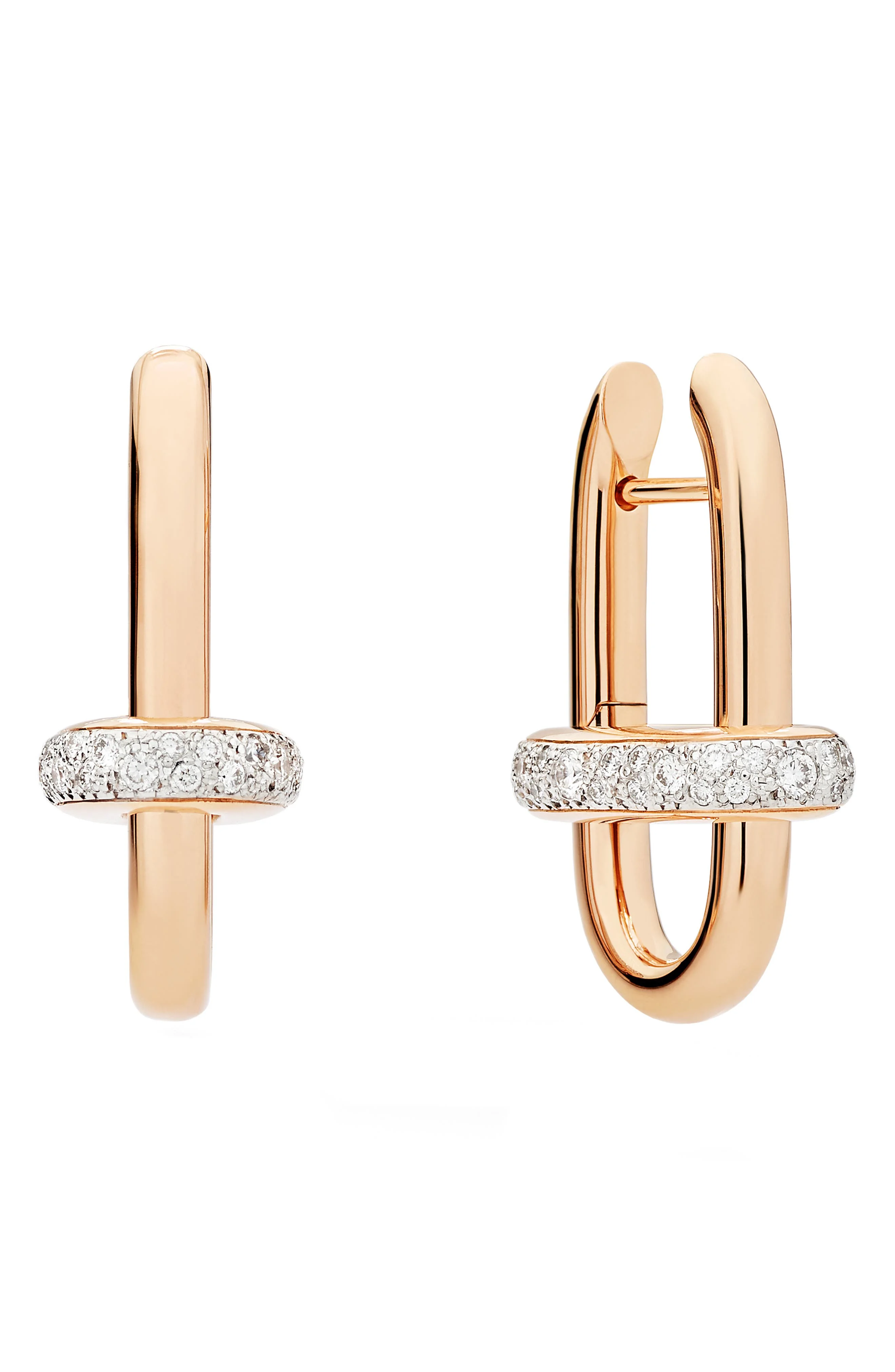 Pomellato Iconica Hoop Earrings in Rose Gold at Nordstrom - 1