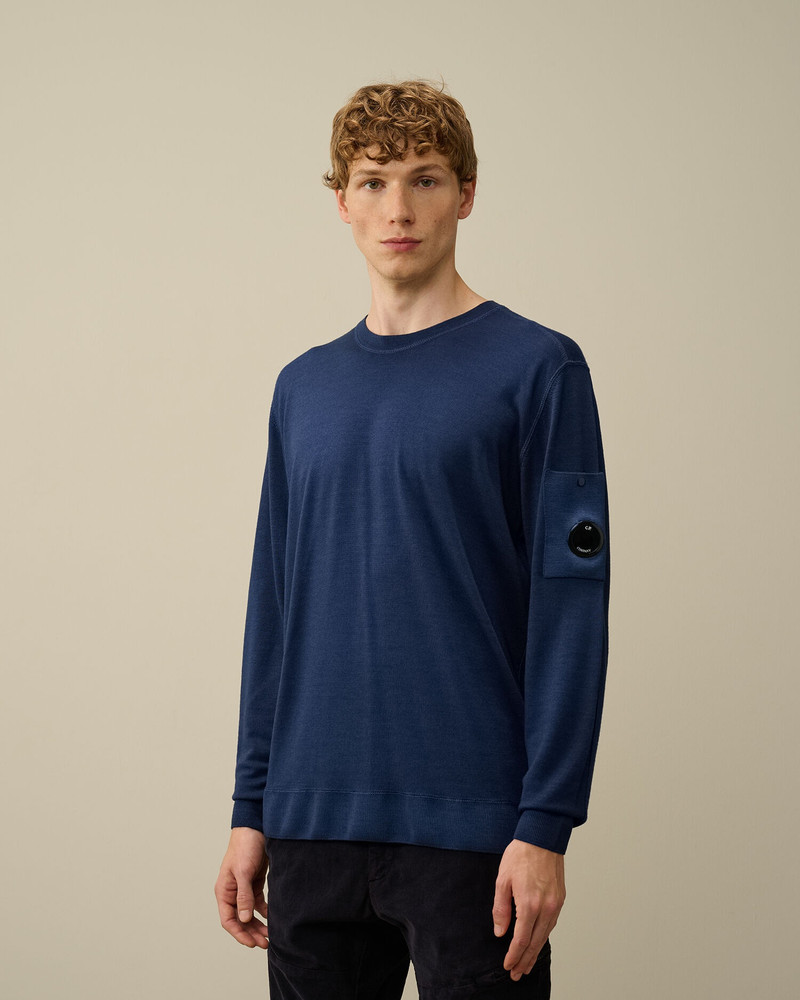 C.P. Company Merino Wool Fast Dyed Crew Neck Knit outlook
