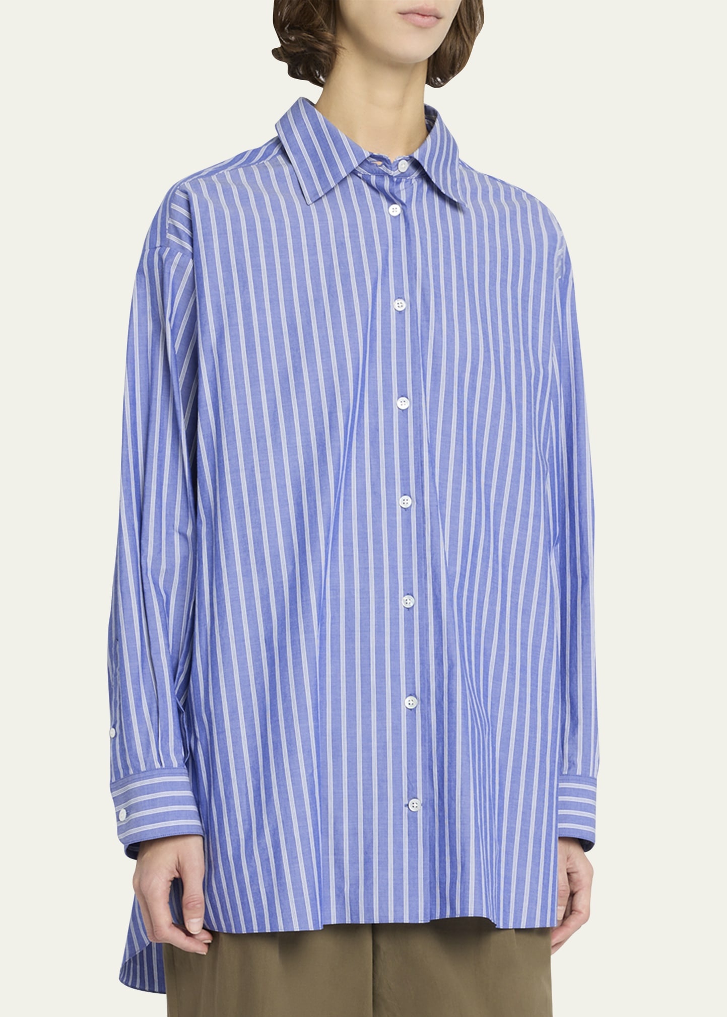 Luka Stripe Button Down Shirt - 4