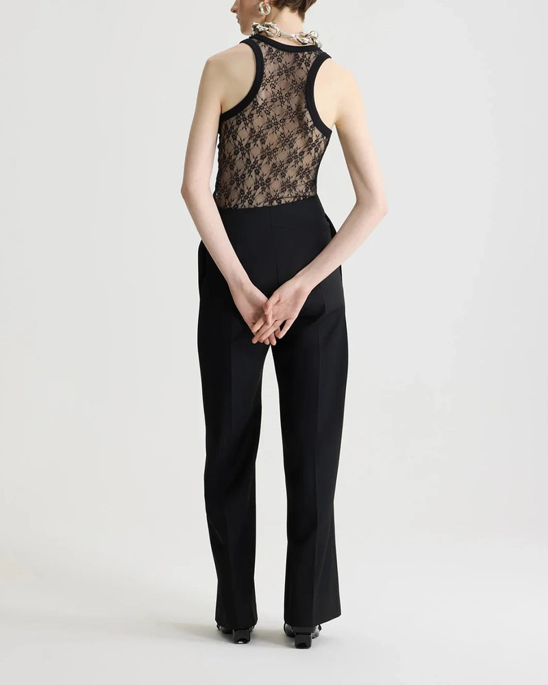 TANK TOP IN LACE JERSEY 3