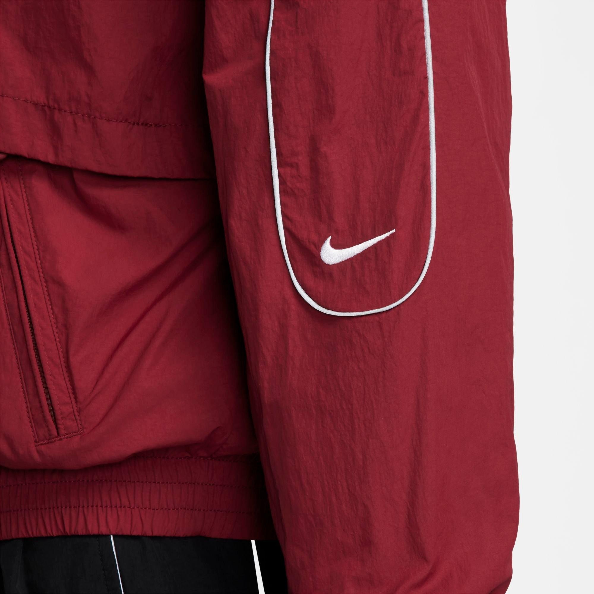 MEN'S NIKE SPORTSWEAR SOLO SWOOSH WOVEN TRACK JACKET - 6