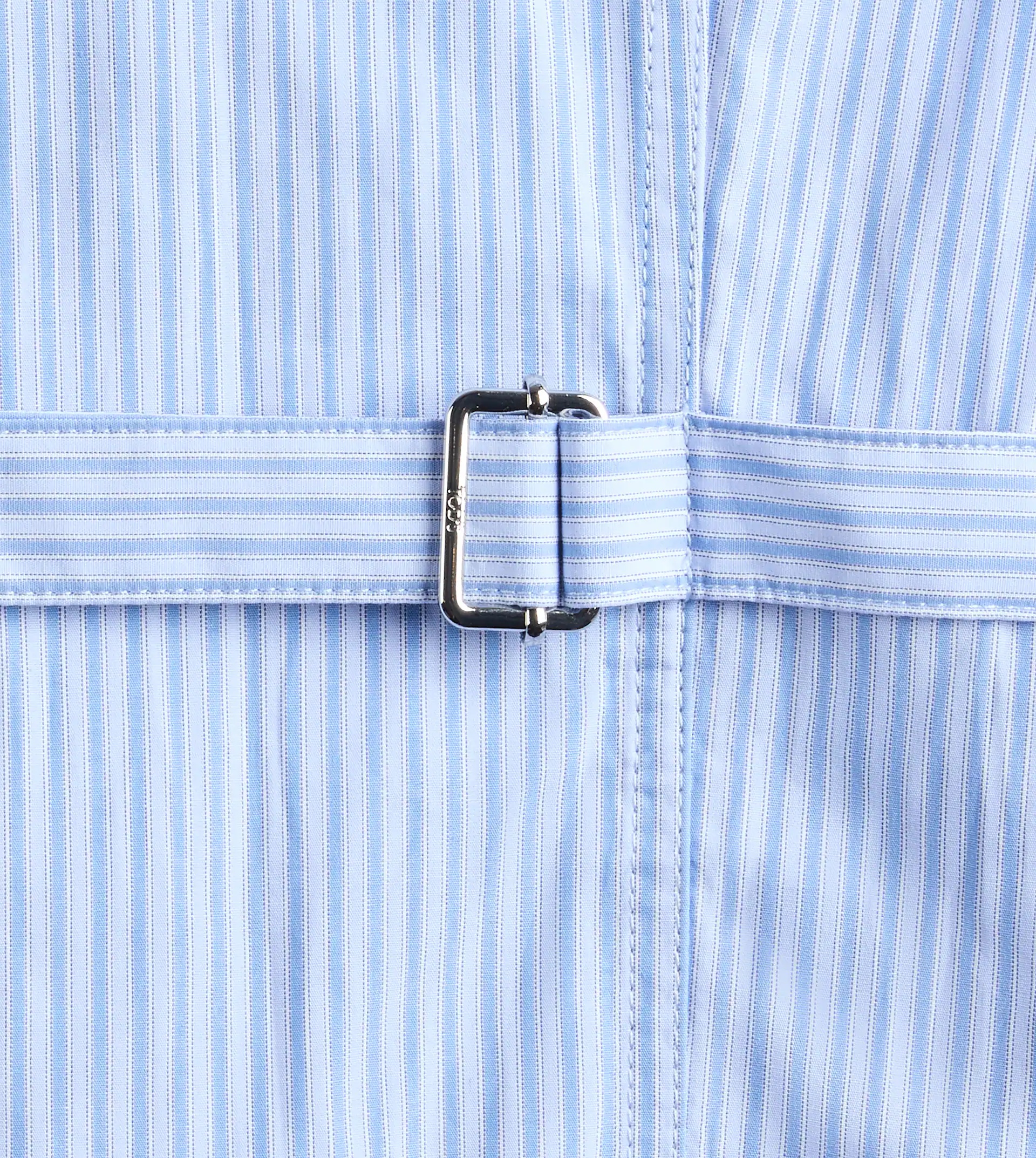DOUBLE COLLAR SHIRT IN POPLIN - SKY BLUE, BLUE - 3