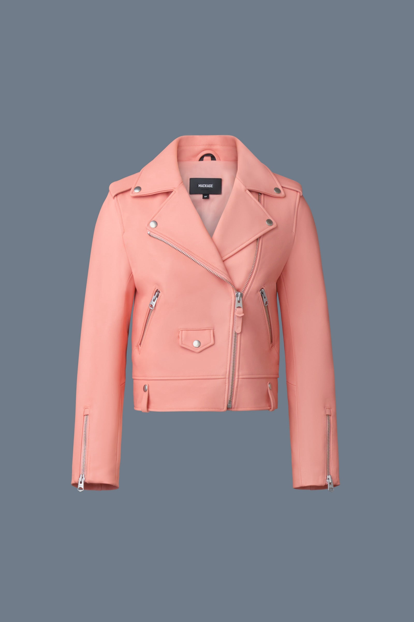 BAYA (R) Leather biker jacket - 1