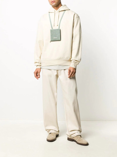 JACQUEMUS long-sleeve drawstring hoodie outlook