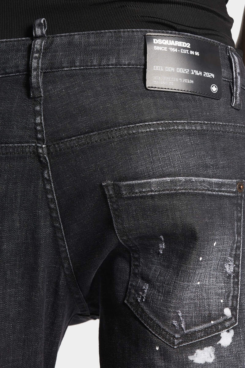 BLACK PIONER WASH SKATER JEANS - 6