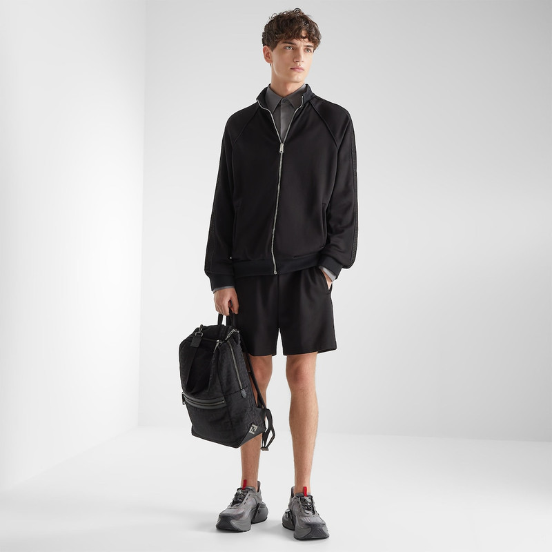 FENDI Sweatshirt Black technical cotton sweatshirt outlook