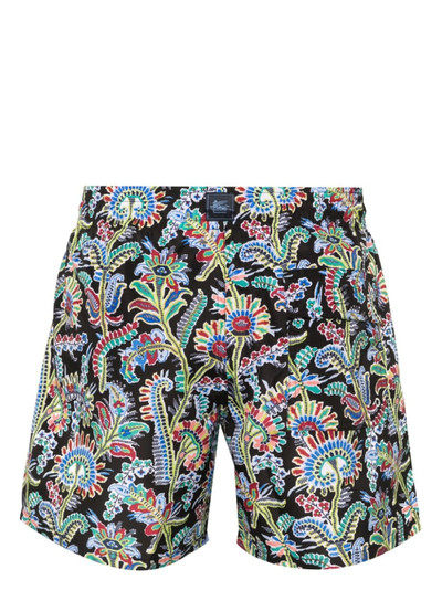 Etro paisley-print swim shorts outlook
