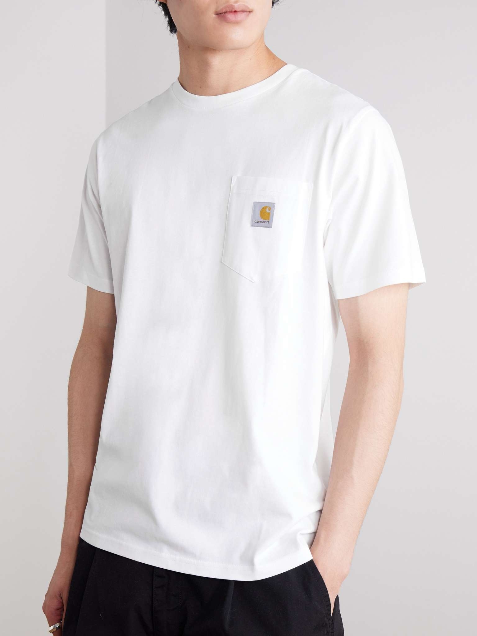 Logo-Appliquéd Cotton-Jersey T-Shirt - 3
