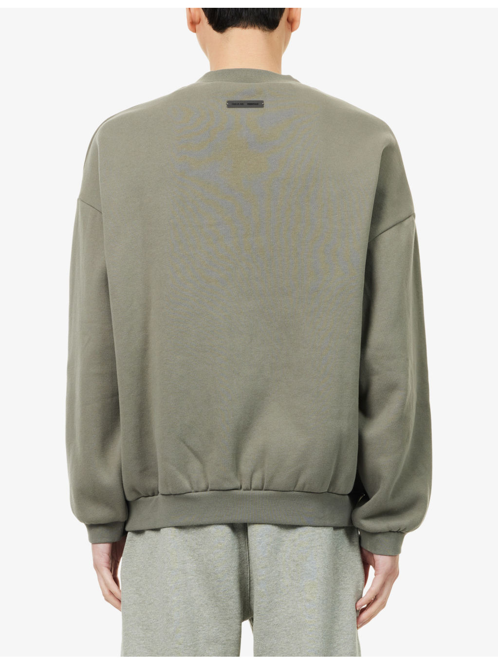 Brand-Patch Relaxed-Fit Cotton-Blend Sweatshirt - 4
