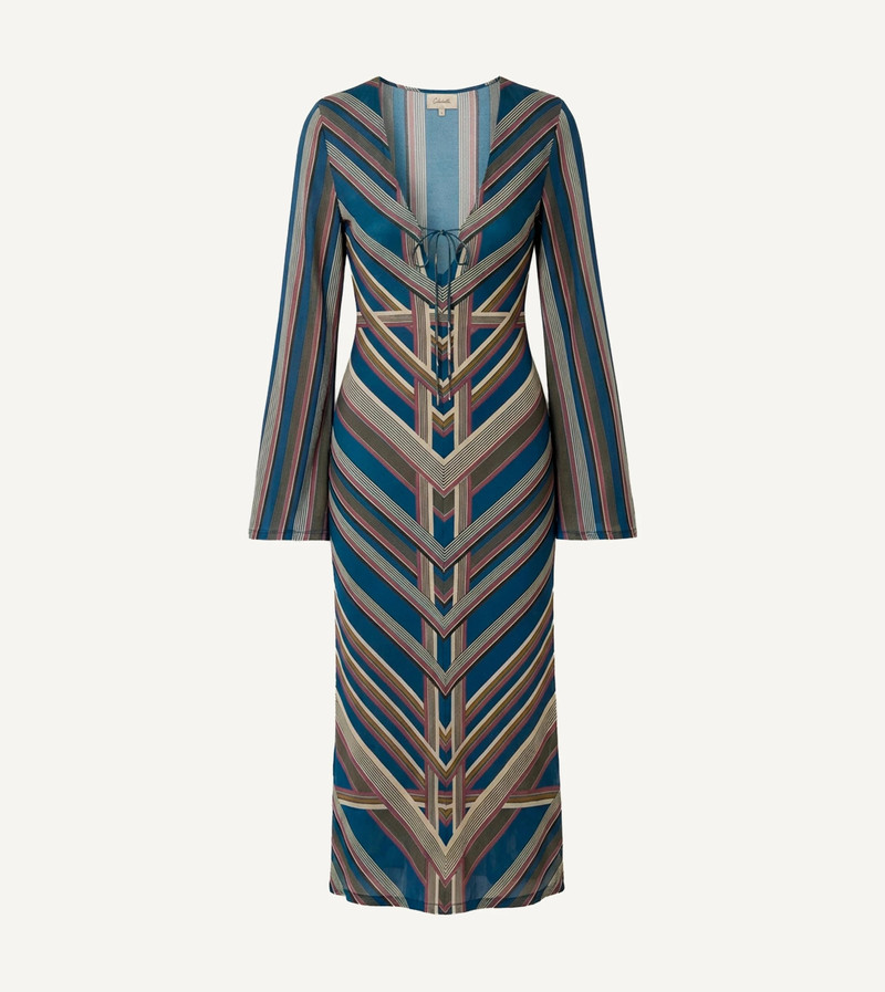 ANISA COVER UP DRESS | GUSTAVIA PRINT 1