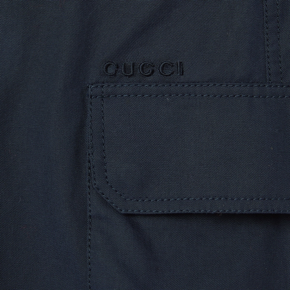Cotton canvas shorts with embroidery - 6