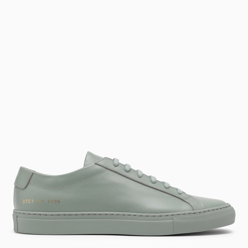 Retro vintage green low trainer - 1