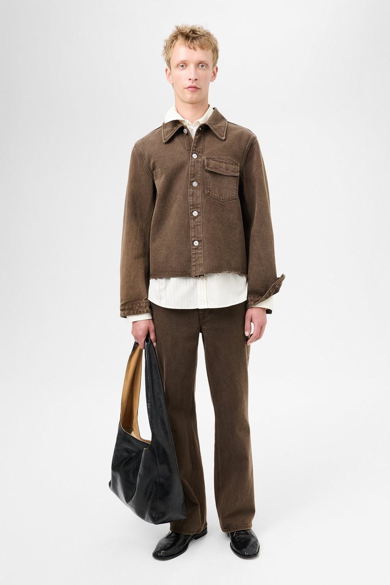 Our Legacy Cut Rebirth Jacket Choco Overdye outlook