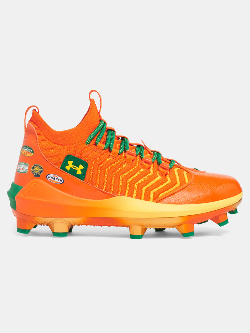 Men's UA Harper 9 Pro Juice TPU Baseball Cleats 1