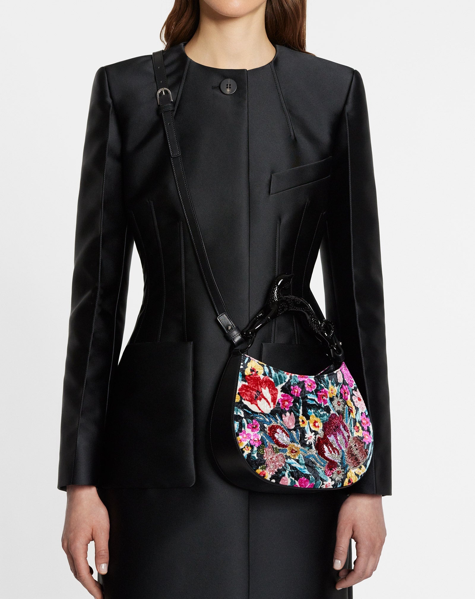EMBROIDERED PM HOBO CAT BAG - 2