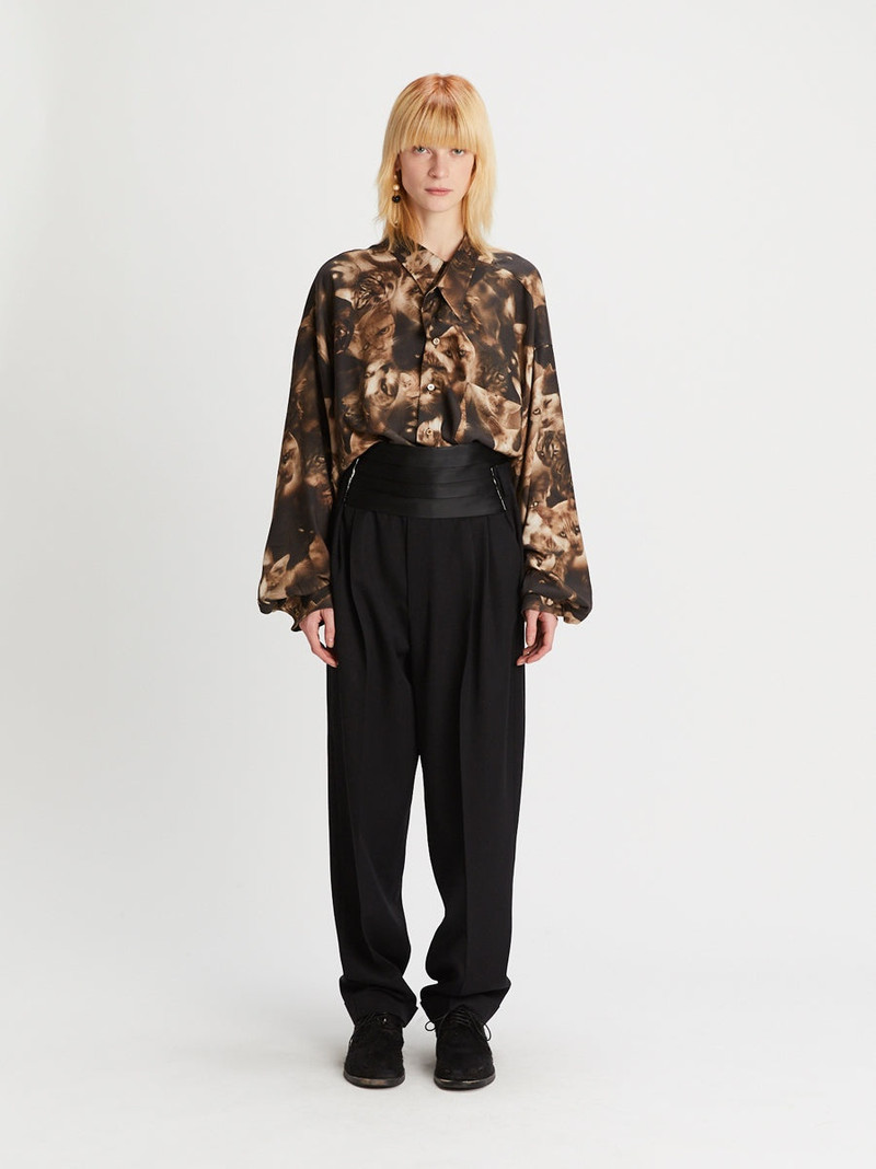 MAGLIANO Magliano - Stray Pussycat Twisted Shirt outlook