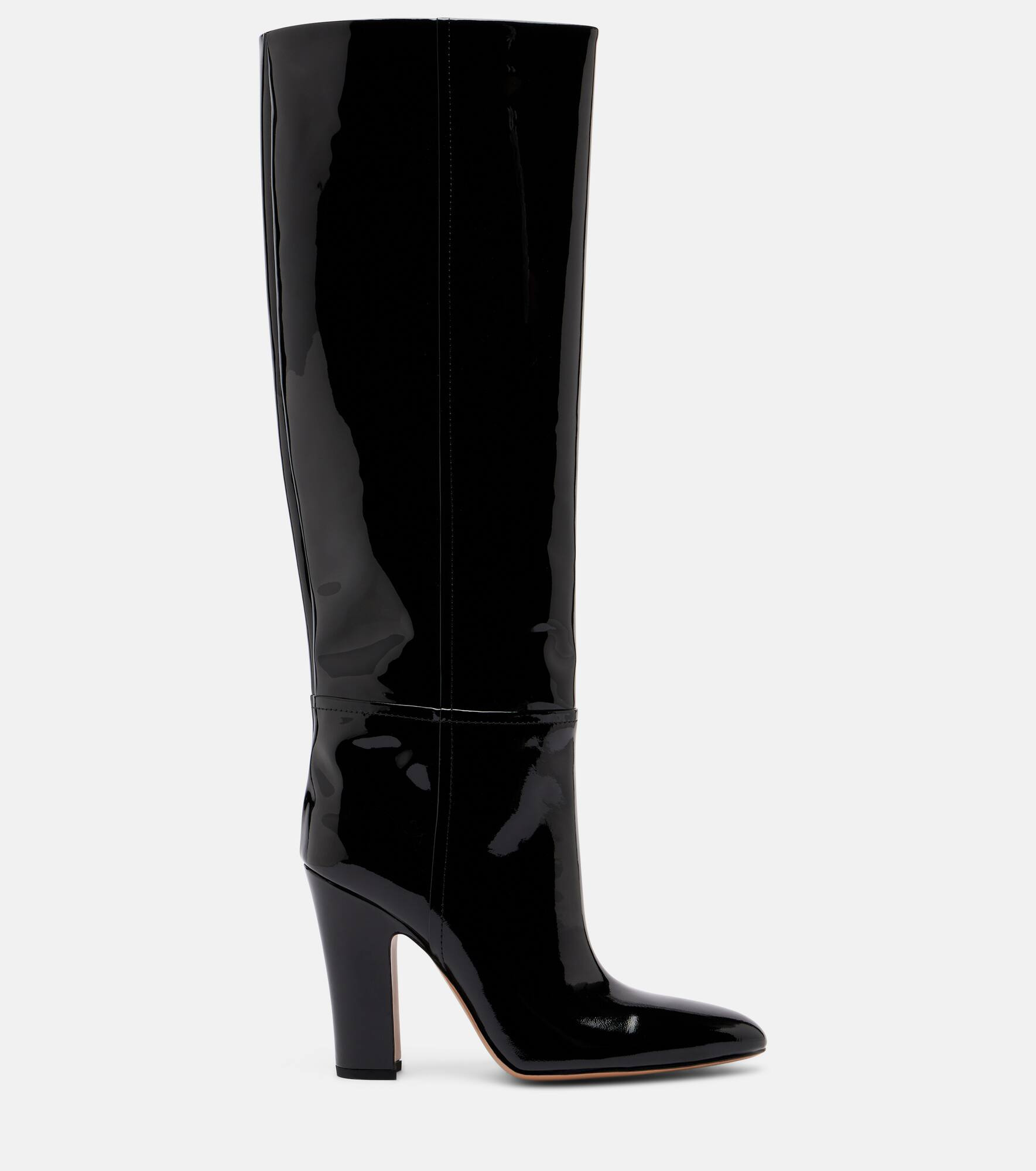 Lavinia 100 patent leather knee-high boots - 4