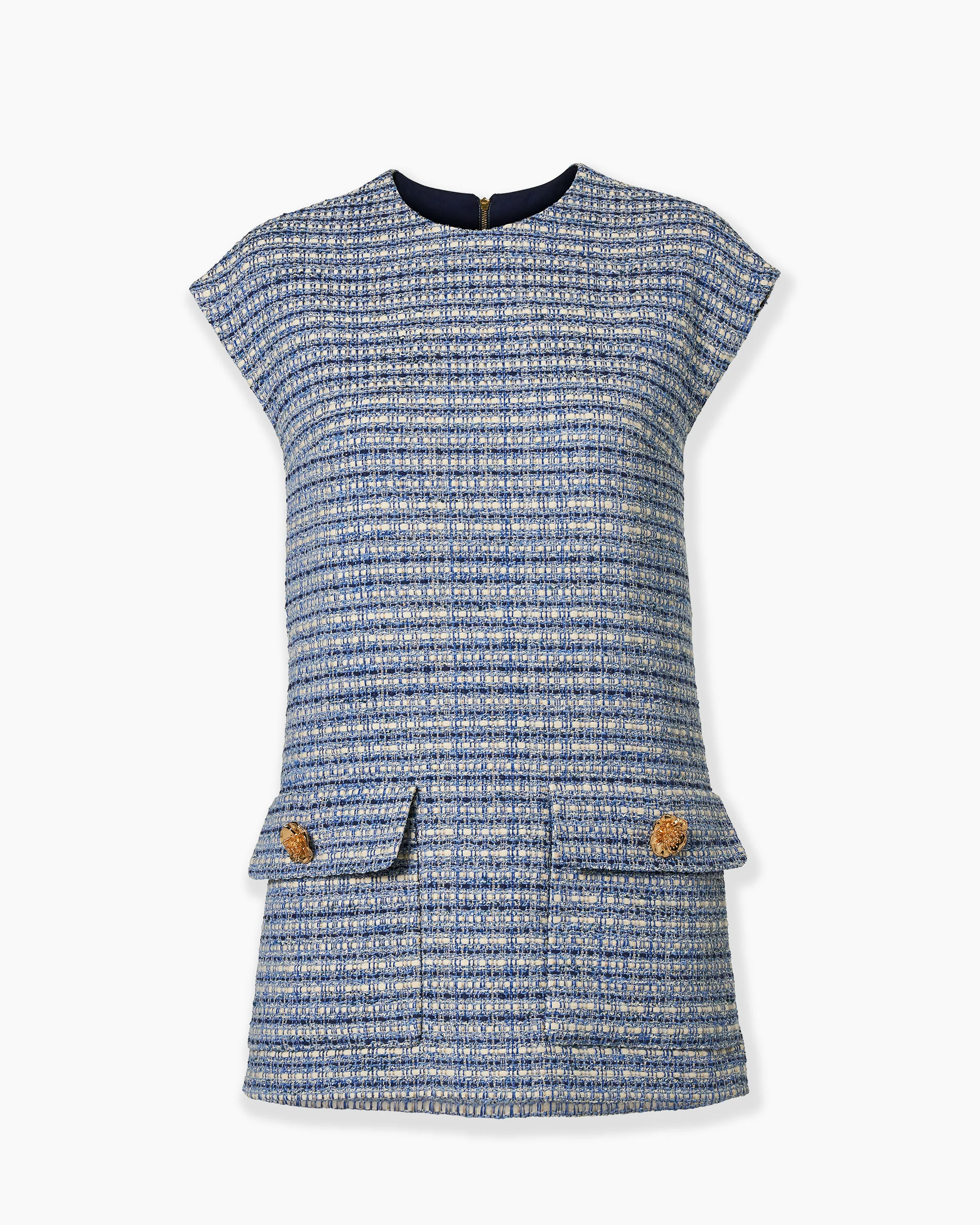 Belted Tweed Top - 1