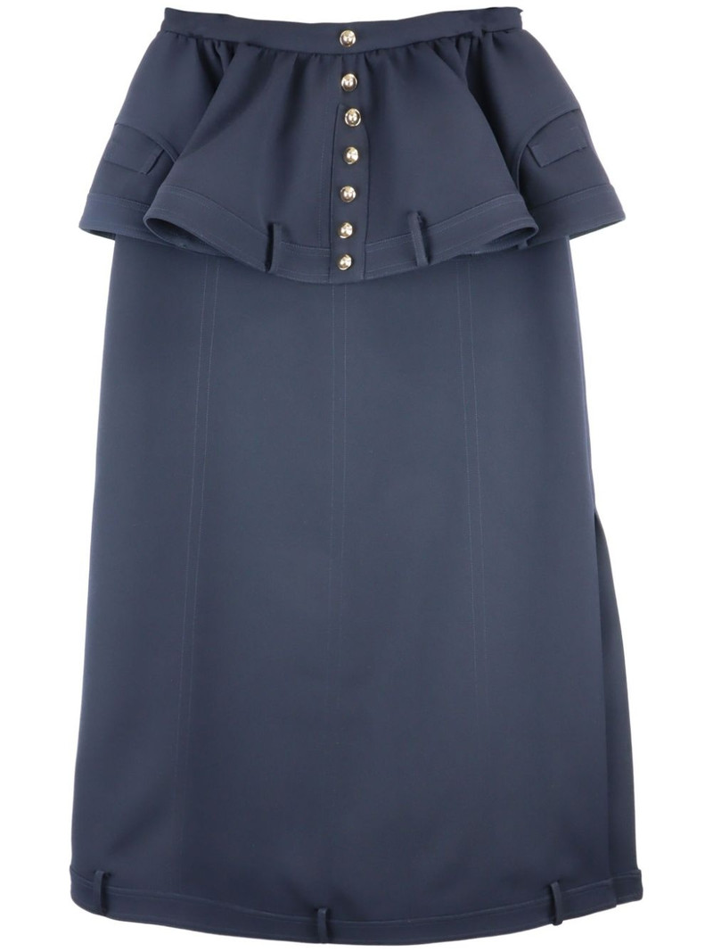 peplum midi skirt 1