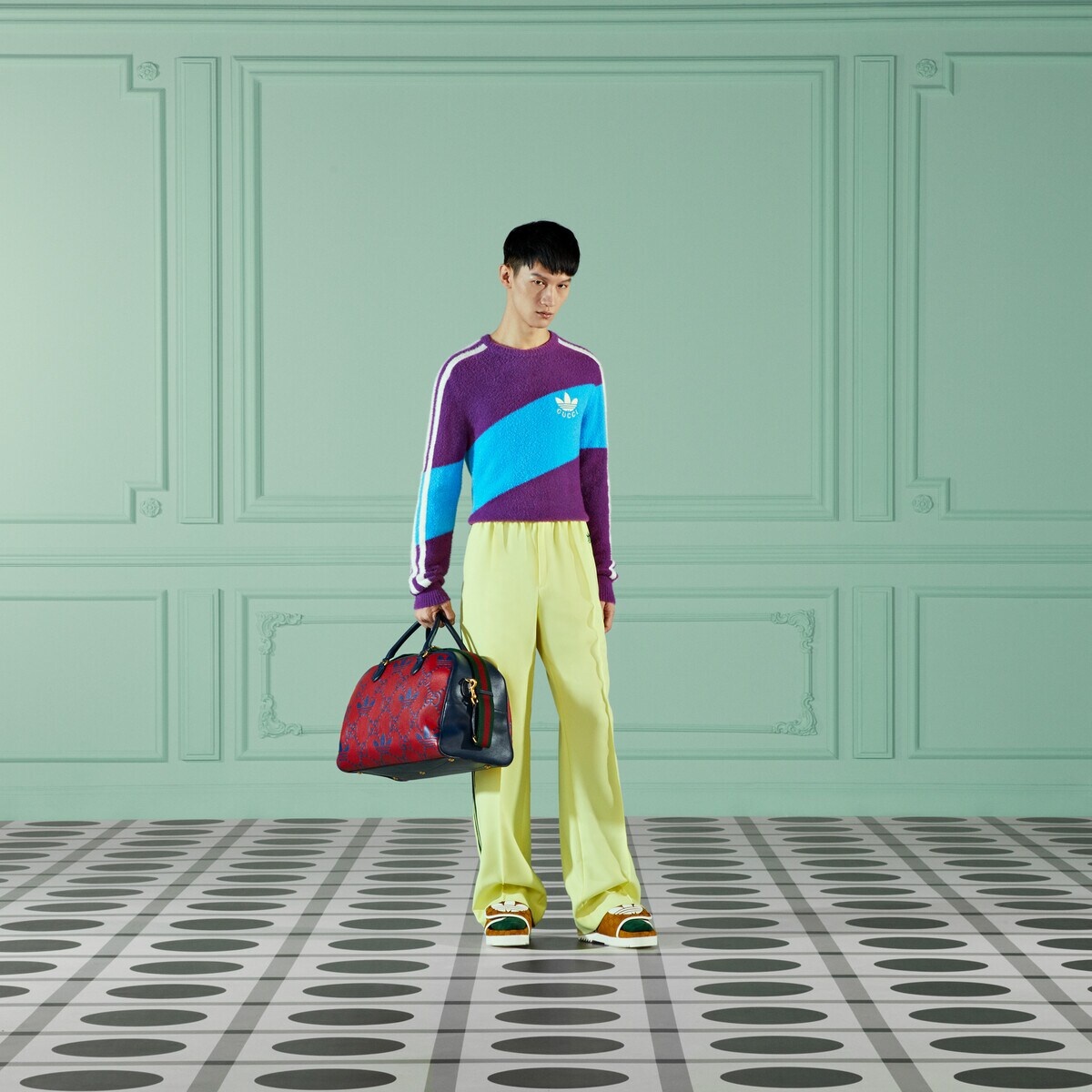 adidas x Gucci wool shirt - 2