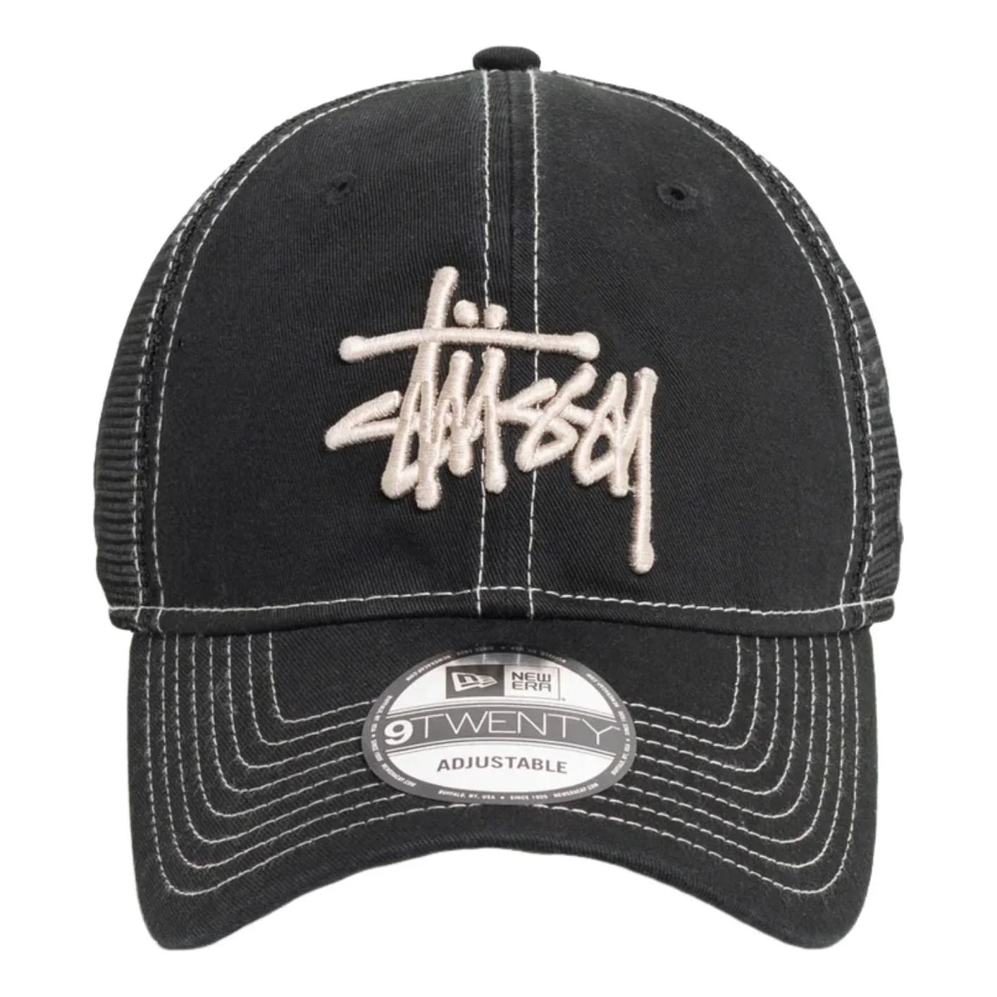 Stussy 9Twenty Washed Basic Trucker 'Black' 1311164-BLAC - 1