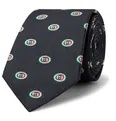 7.5cm Logo-Jacquard Silk Tie - 4