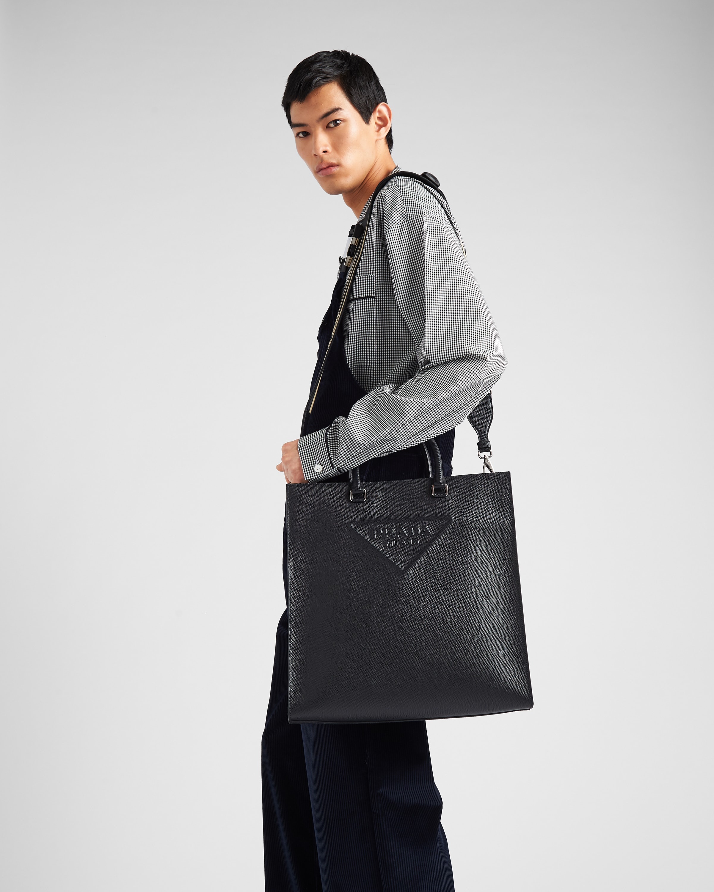 Saffiano leather Tote - 8