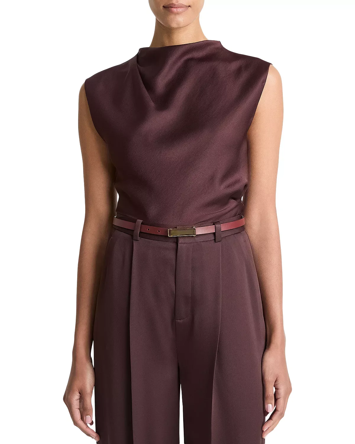 Draped Cowlneck Top - 1