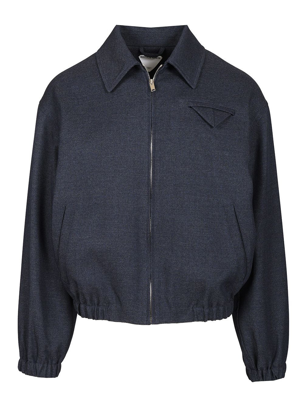 Melange Wool Jacket Jackets Blue - 1